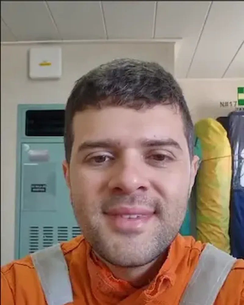 Rodrigo, aluno do S.O.S